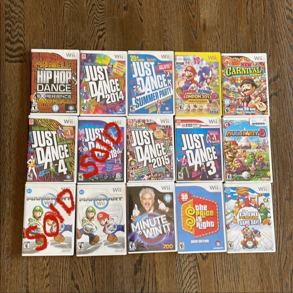 Nintendo wii games!